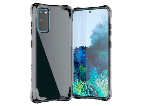 Funda Ballistic Jewel, para Samsung Galaxy S20. Color Gris.