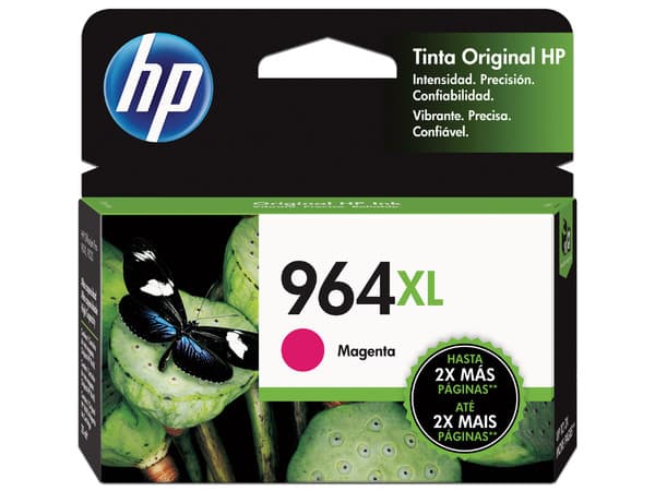 Cartucho de Tinta HP 964XL Magenta, Modelo 3JA55AL.