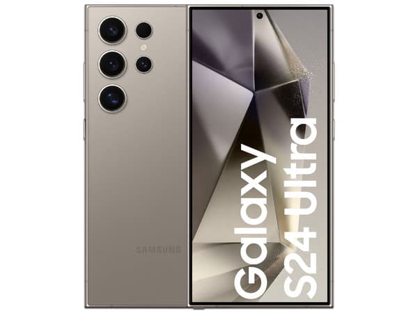 Smartphone Samsung S24 Ultra: Procesador Qualcomm Snapdragon 8 Gen 3, Memoria RAM de 12GB, Almacenamiento de 256GB,Pantalla AMOLED Multi-Touch de 6.8", QHD+, Bluetooth 5.3, Wi-Fi, 5G,Cámara principal de 200MP, Android 14, Color Gris.