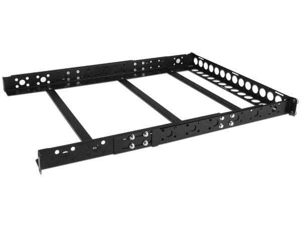 Rieles Universales 1U de 19" Ajustables para Gabinete Rack de Servidores.