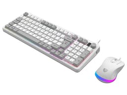 Kit Teclado y Mouse Balam Rush Squad Conquest KG515, USB, Iluminación RGB, Teclado Español, Mouse Óptico, Color Blanco. - imagen 2