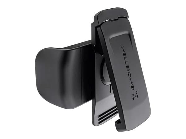 Soporte para teléfono Ghostek GHOACC108 con clip giratorio, universal. Color Negro