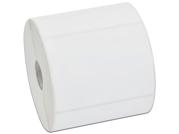 Rollo de etiquetas Zebra Z-Perform 2000T con 1,500 etiquetas de 4" x 4".