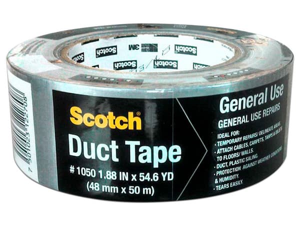 Cinta Sellaductos 3M, Rollo de 48mmx50m, Color gris, 1 Pieza.