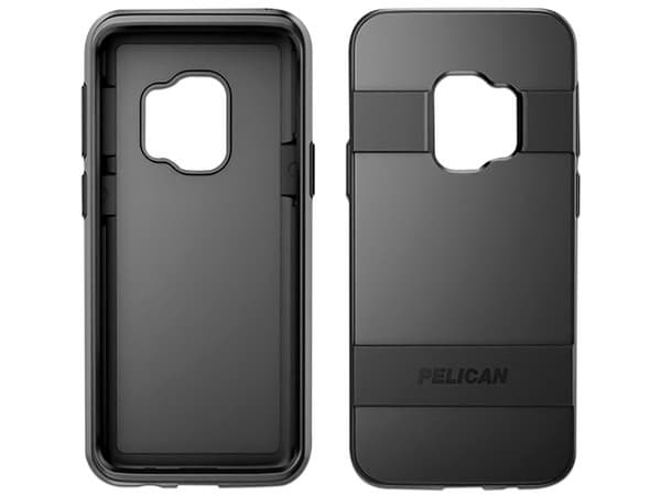 Funda de uso rudo PELICAN Voyager para Samsung S9 con clip. Color Negro.