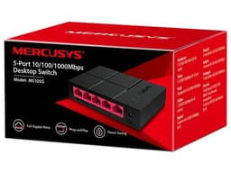 Mini Switch Mercurys MS105G de 5 puertos 10/100/1000 Mbps. - imagen 2