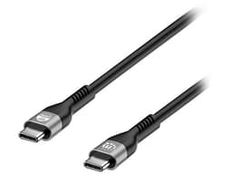 Cable de carga Manhattan USB-C(M-M), 2m, Color Negro. - imagen 1