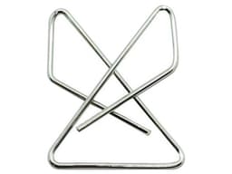 Clip Tipo Mariposa Nextep Niquelado, #1, 60mm, 12 Clips. - imagen 2