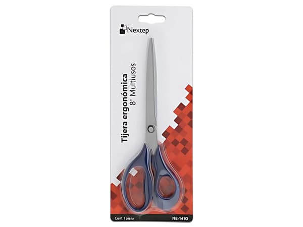 Tijera Nextep, Ergonómica, 8 Pulgadas, Multiusos, Grande.