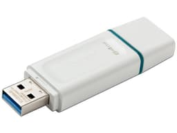 Unidad Flash USB 3.2 Kingston DataTraveler Exodia de 64GB. Color Blanco y Azul. - imagen 2