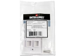 Tapa para caja, Montaje al ras, 4 salidas, Blanco. - imagen 2