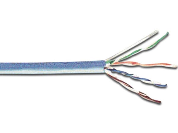 Bobina de cable UTP Belden Cat6, 305m. Color azul.