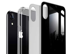 Funda Protectora ESR Mimic, Compatible con iPhone XR, Color Transparente Negro. - imagen 3