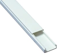 Canaleta Thorsman TMK-1020-SD-CC de 1.8m, PVC auto extinguible con cinta adhesiva. Color Blanco. - imagen 2