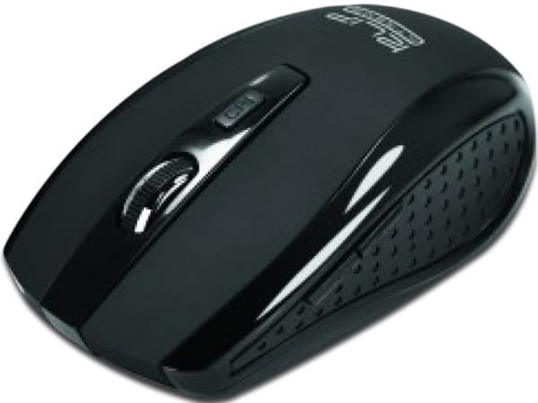 Mouse óptico inalámbrico Klip Xtreme KMW-340BK, USB. Color Negro.