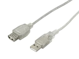 Extensión de cable USB 2.0, 1.8m, entrada A(m) A(h) - imagen 1