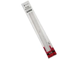 Regla metálica de aluminio Nextep, de 30 cm, incluye 6 piezas. - imagen 1