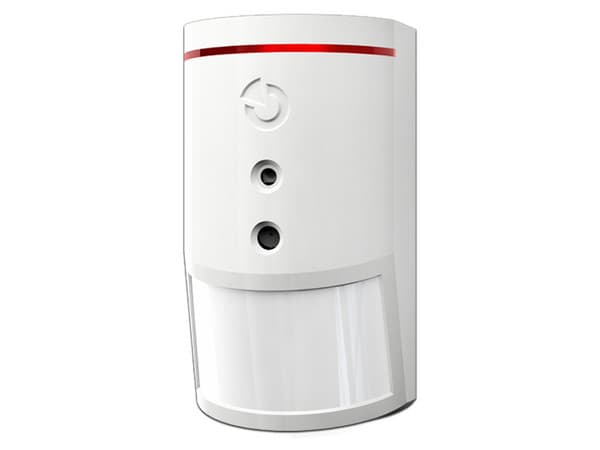 Detector de movimiento PIR tipo Bus con cámara Jablotron, para la detección del movimiento humano en el interior de los edificios y la vídeo verificación de alarmas.