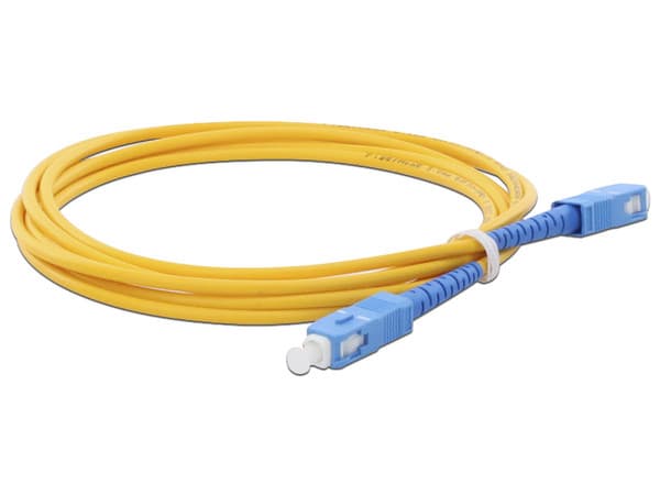 Jumper de Fibra Óptica LinkedPro Monomodo SC/UPC-SC/UPC Simplex de 2 metros, 3mm.