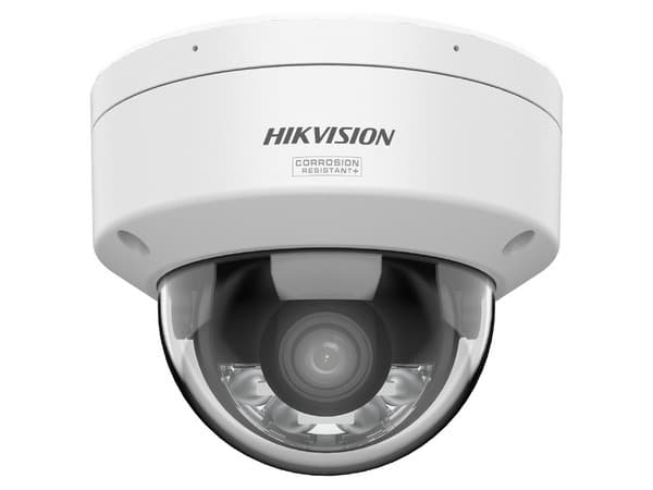 Cámara IP Tipo Domo Hikvision DS-2CD2187G3-LIS2UY de 8MP (3840 x 2160), Lente de 2.8mm, IR hasta 30m, IP67, Color Blanco.