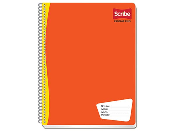 Cuaderno Scribe Profesional Escolar C7 con 100 Hojas.
