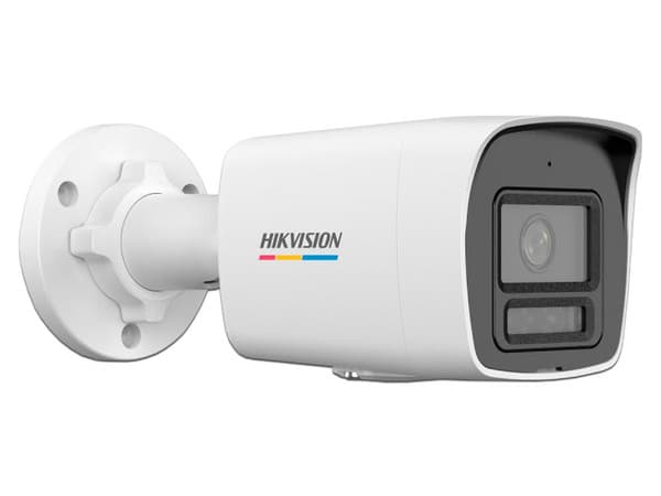 Cámara IP Tipo Bala Hikvision DS-2CD1027G2H-LIUF de 2MP (1920 x 1080), Lente de 2.8mm, IR hasta 30m, IP67, Color Blanco.