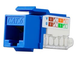 Conector Modular Jack Enson EPRO-TLJACK6-BL, RJ-45, Cat6, Color Azul. - imagen 1