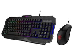 Kit Gamer de Teclado y Mouse MSI FORGE GK100 COMBO, Alámbrico, USB, Color. Negro (Idioma Inglés) - imagen 3