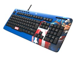 Teclado Estándar Xtech M401CA, USB, Edición Marvel Capitán América. (Versión Español) - imagen 2