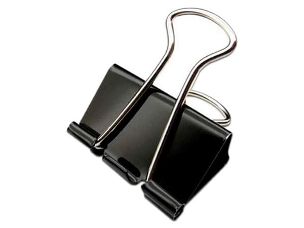  Sujeta Documentos Nextep Mediano, 32mm (1 1/4"), 12 Piezas.