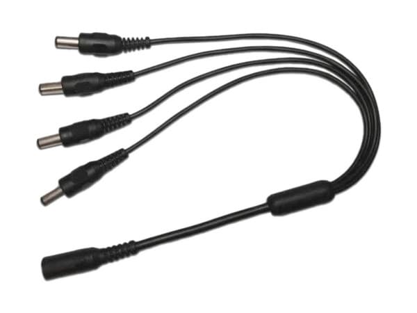 Cable Divisor de Alimentación Dahua PFM979-1S4P, 4 Vías, 12 V, 5 A, Color Negro.