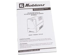 No-Break Koblenz  5216 R, 520VA (240 Watts) con 6 contactos NEMA 5-15R, 120V. - imagen 3