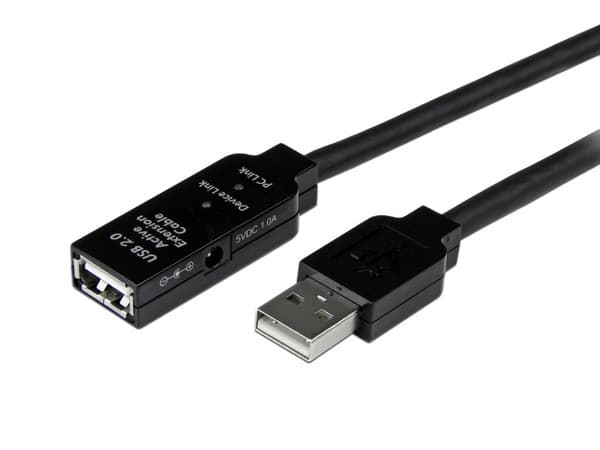 Extensión de cable Activo StarTech de USB A (M) a USB A (H), 5m.