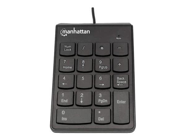 Teclado Numérico Manhattan Ultra Slim, USB.