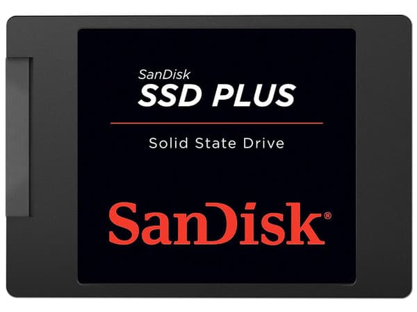 Unidad de Estado Sólido SanDisk SSD Plus de 480 GB, 2.5", SATA III (6.0 Gb/s).
