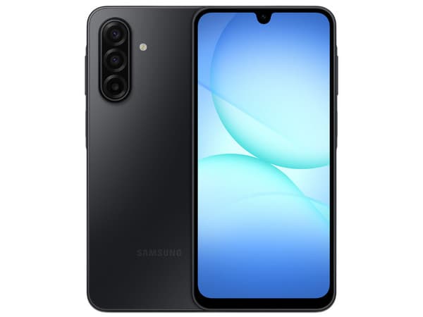 Smartphone Samsung Galaxy A17 5G:Procesador Octa Core (2.4 GHz + 2.0 GHz), Memoria RAM de 6GB, Almacenamiento de 128GB, Pantalla LED Multi Touch de 6.7" HD+, Bluetooth 5.3, Wi-Fi 5G, Cámara principal de 50MP, Android 15. Color Negro.