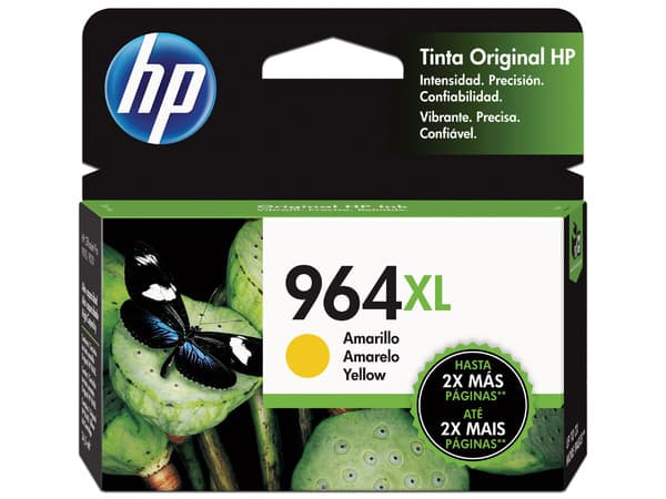 Cartucho de Tinta HP 964XL Amarillo, Modelo 3JA56AL.
