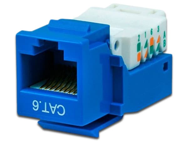 Jack Brobotix Categoría 6, tipo Keystone, Color Azul.