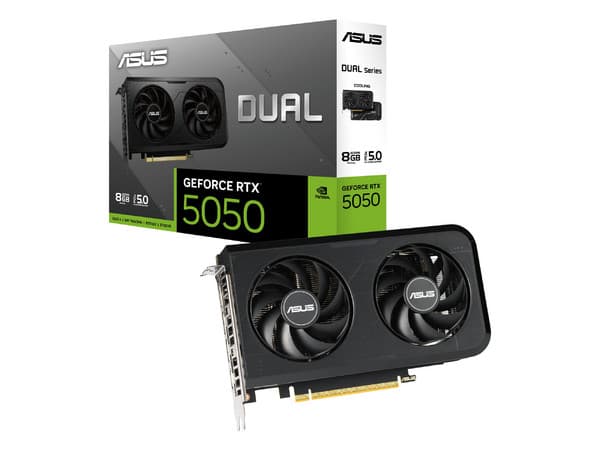 Tarjeta de Video NVIDIA GeForce RTX 5050 ASUS DUAL, 8GB GDDR6, 1xHDMI, 3xDisplayPort, PCI Express 5.0.