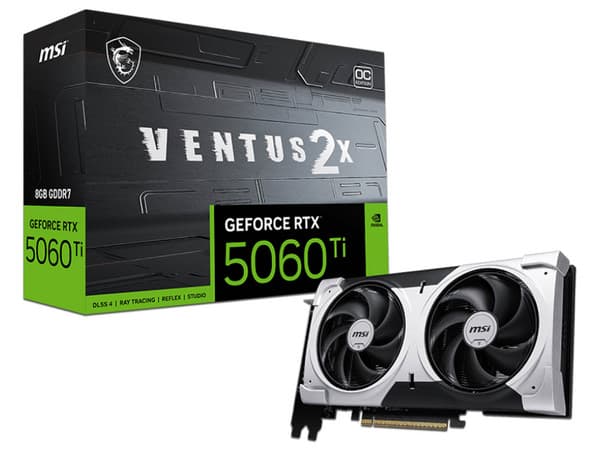 Tarjeta de Video NVIDIA GeForce RTX 5060 TI MSI, 8GB 1xHDMI, 3xDisplayPort, DLSS4.