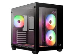 Gabinete AeroCool Dryft G-BK-V2, Mid-Tower, ATX (Sin fuente de poder). Color Negro. - imagen 1