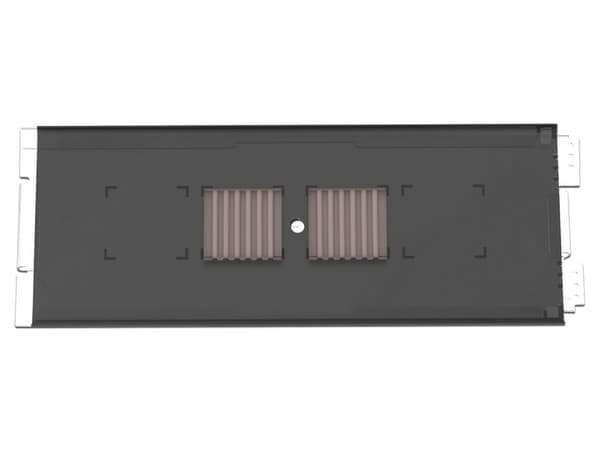 Charola de Empalme Panduit FST24 para Fibra Óptica, Hasta 24 Empalmes de Fusión o Mecánicos. Color Negro