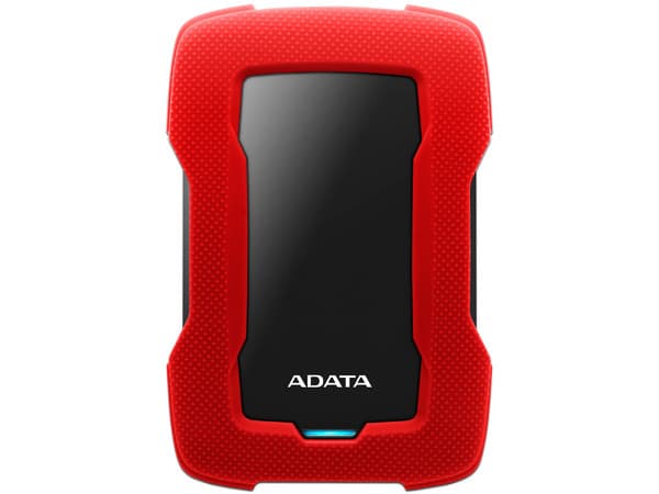 Disco Duro Portátil ADATA HD330 de 1TB a prueba de polvo, agua y golpes, USB 3.0. Color Rojo.