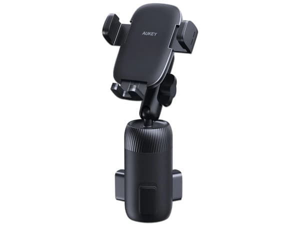 Soporte universal Aukey HD-C75 para automóvil, ajustable. Color Negro
