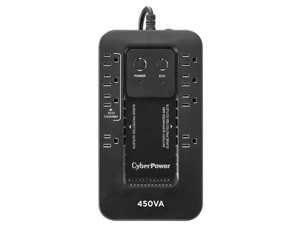 UPS CyberPower Ecologic EC450G  , 8 Contactos NEMA 5-15R , 450VA / 260W.