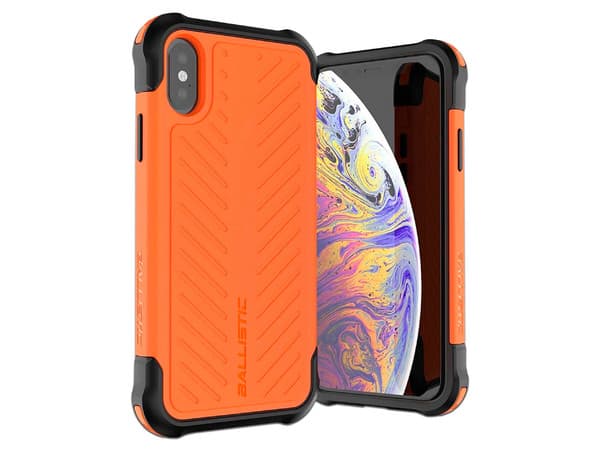 Funda Ballistic TJ Max para iPhone Xs/X. Color Naranja.