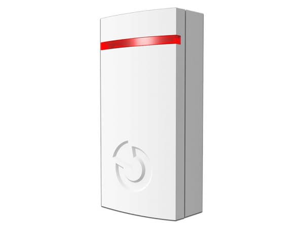 Detector de Temperatura Inalámbrico JA-151TH Jablotron, 868.1 MHz, cobertura de hasta 200m (visión directa), protocolo Jablotron. Color Blanco.