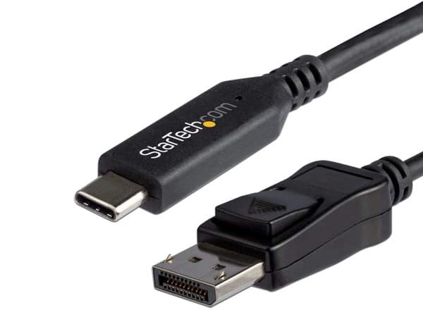 Cable adaptador de Video StarTech de USB-C a DisplayPort (M) , 1.8m.