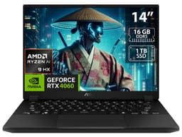 Laptop Gamer ASUS TUF Gaming A14:Procesador AMD Ryzen AI 9 HX 370 (hasta 5.1 GHz), Memoria de 16GB DDR5,SSD de 1TB,Pantalla de 14" LED WQXGA (2560x1600), 165Hz,Video NVIDIA GeForce RTX 4060 8GB GDDR6, S.O. Windows 11 Home, Teclado en Inglés - imagen 1