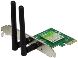 Tarjeta de Red Inalámbrica con 2 Antenas TP-Link, Wireless N (Wi-Fi 4), hasta 300Mbps, PCI Express. - imagen 1